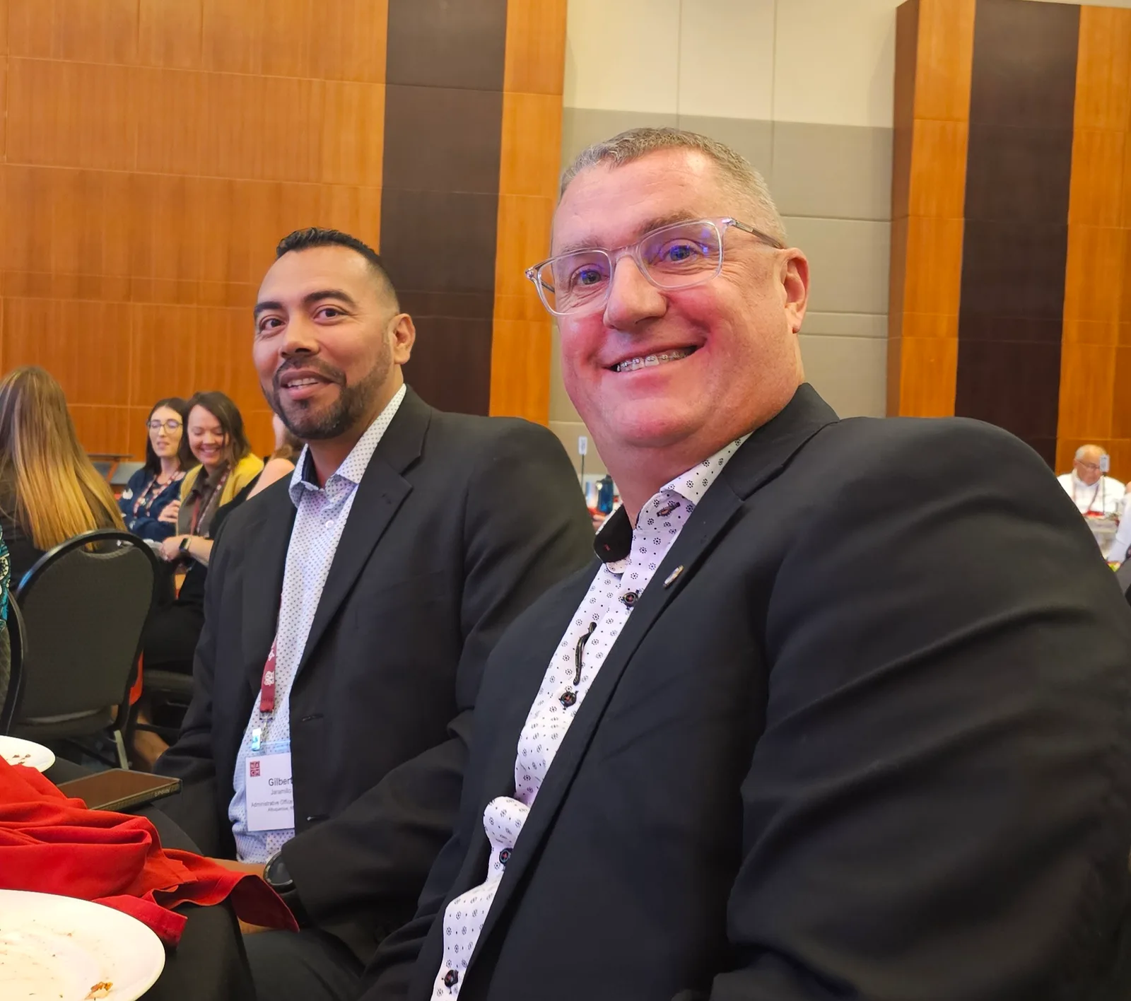 Gilbert and Marshall at the IJIS Award Ceremony