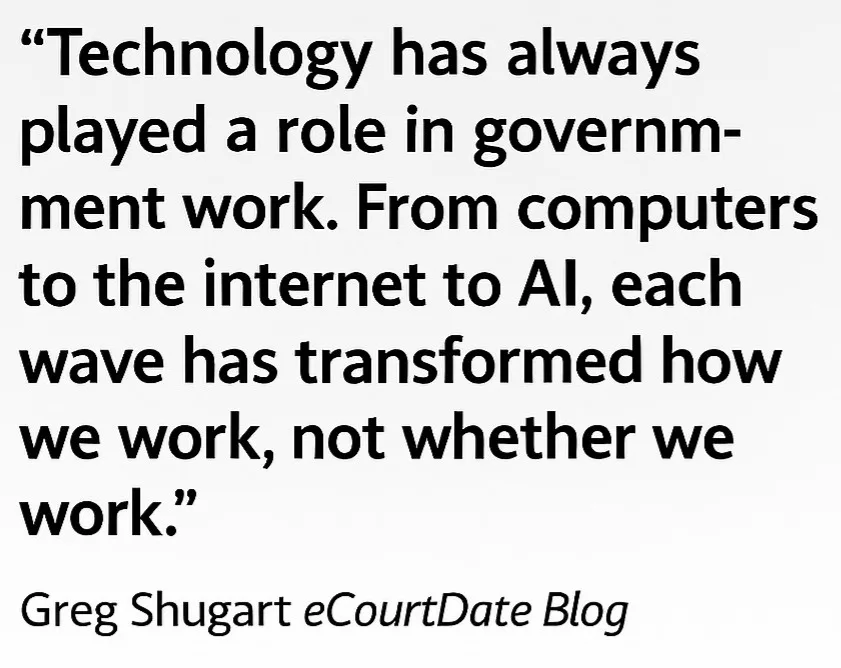 Technology has always played a role in government. Quote by Greg Shugart